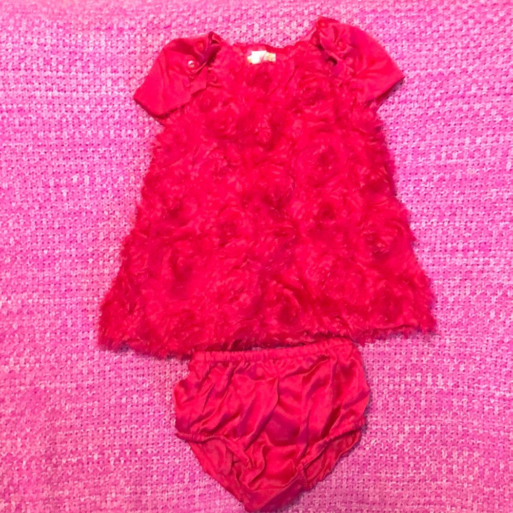 Children’s place pink dress 6-9 m